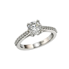 Certified Moissanite Stone Diamond Ring