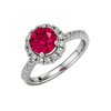 Natural Ruby Stone Ring