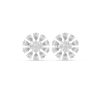 Radiant Crystal Floral Sunburst Studs