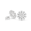 Radiant Crystal Floral Sunburst Studs