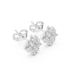 Sparkly Floral Cluster Studs
