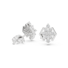 Sparkly Floral Cluster Studs