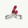 Ruby & Moissanite Statement Ring