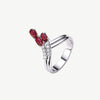 Ruby & Moissanite Statement Ring